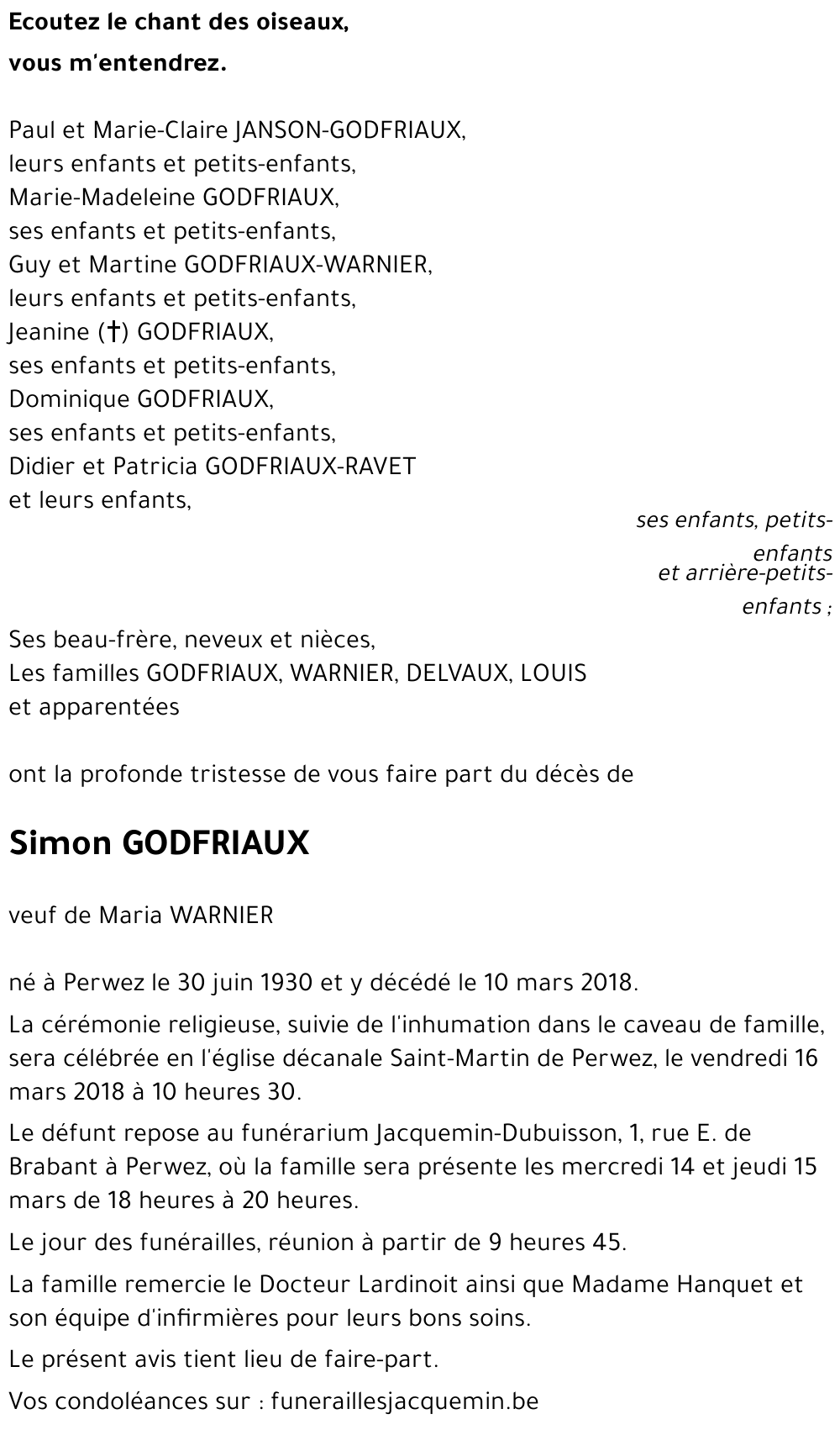 Simon GODFRIAUX