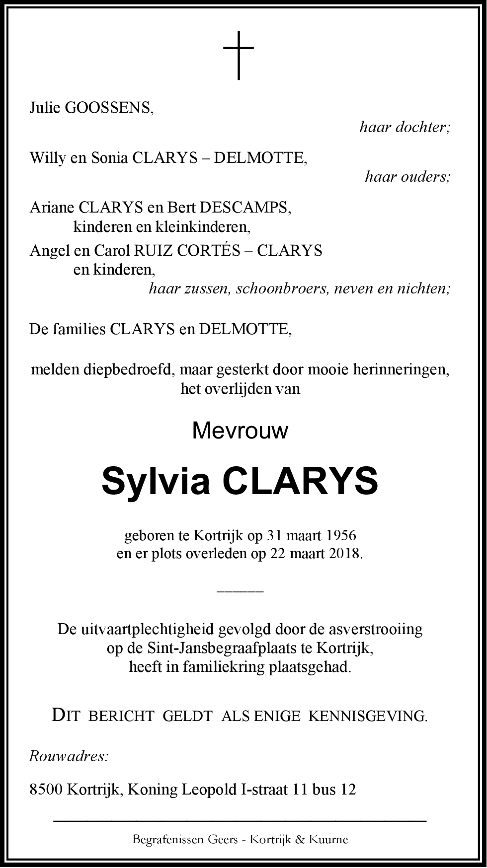 Sylvia CLARYS