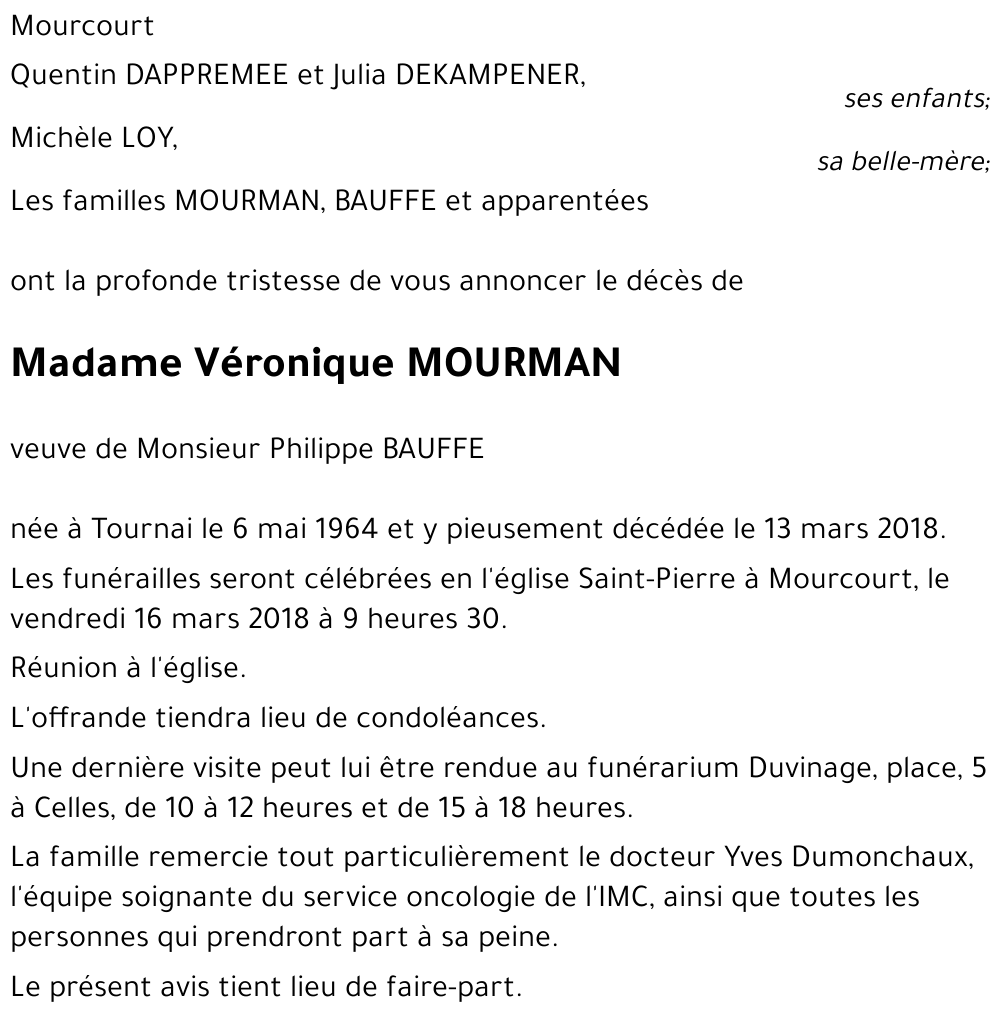 Véronique MOURMAN