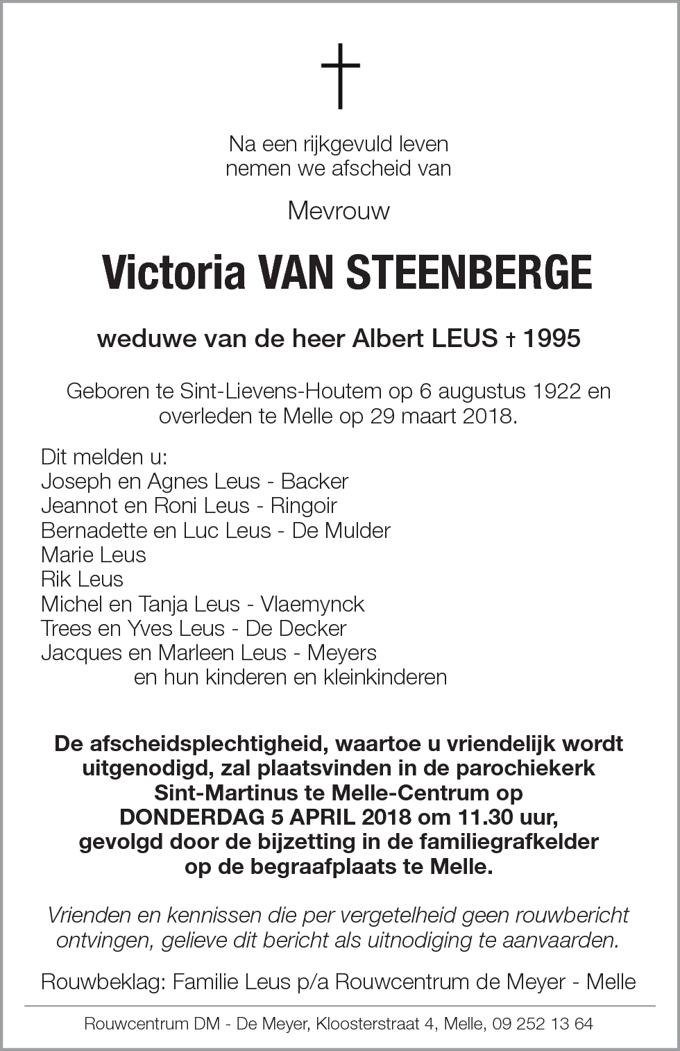 Victoria Van Steenberge