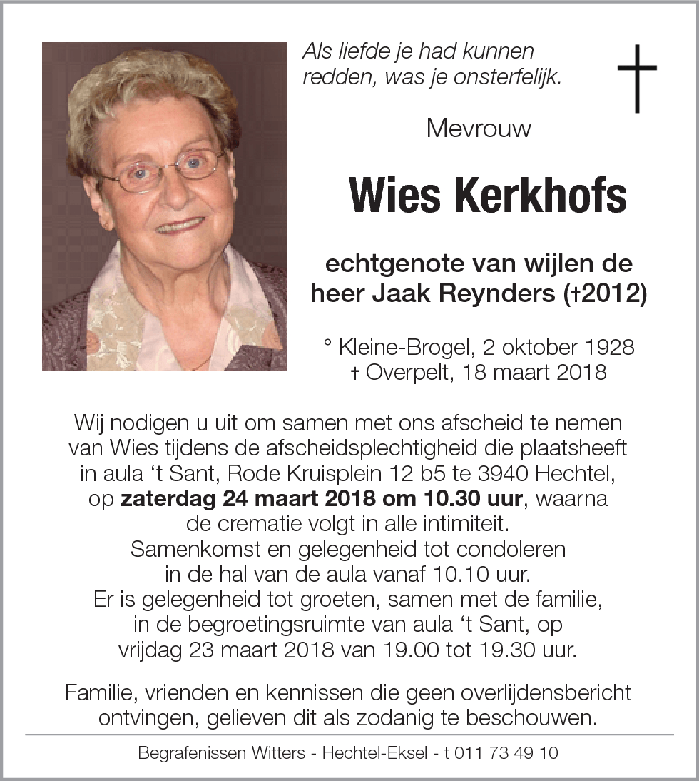 Wies Kerkhofs