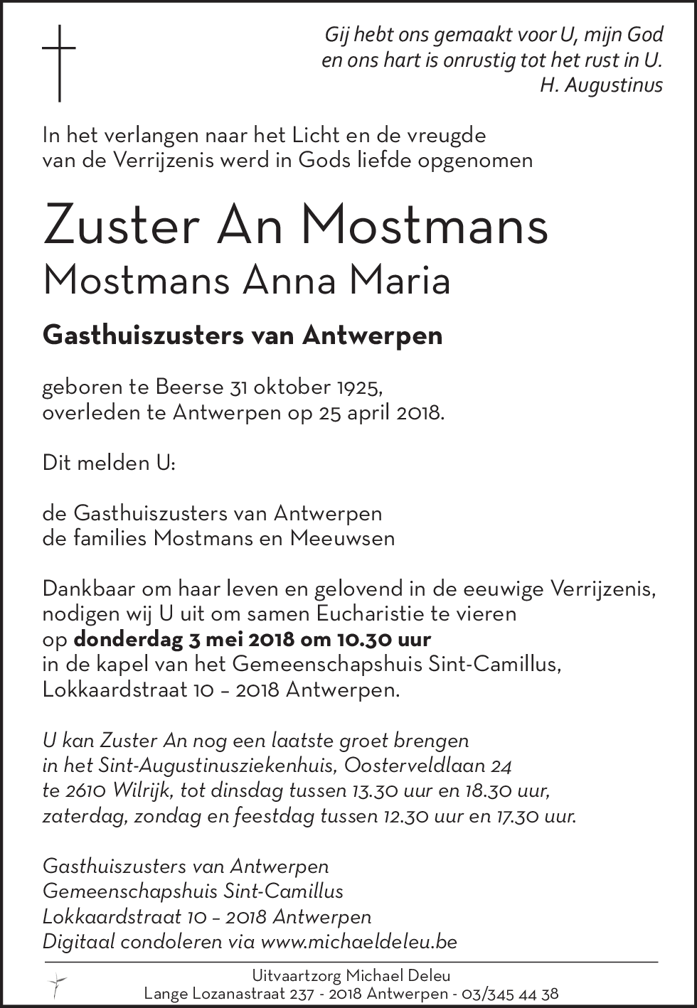 Anna Mostmans