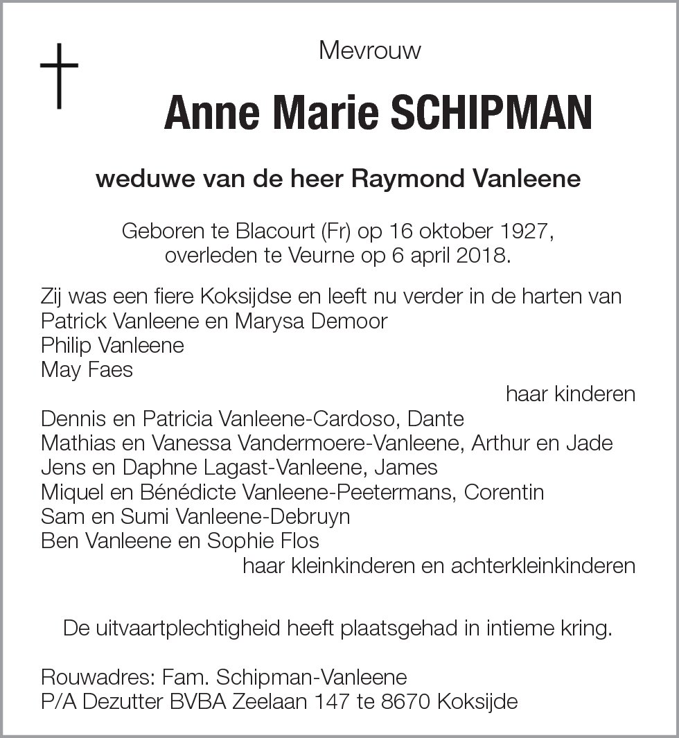 Anne-Marie Schipman