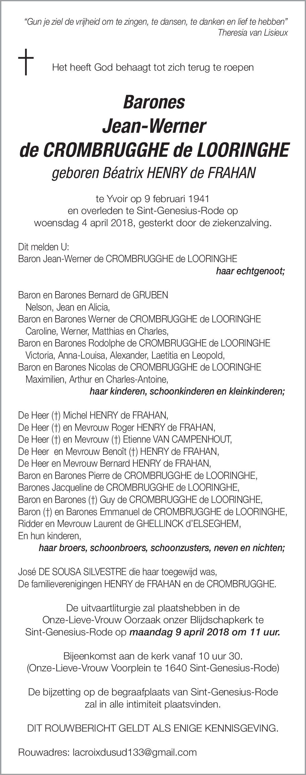 Béatrix Henry de Frahan