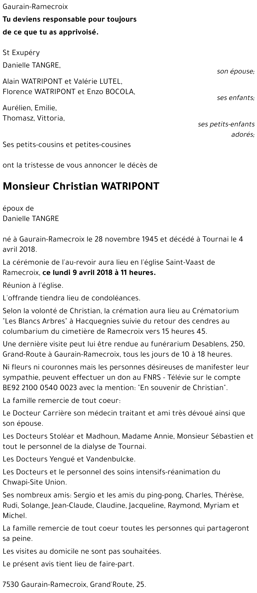 Christian WATRIPONT