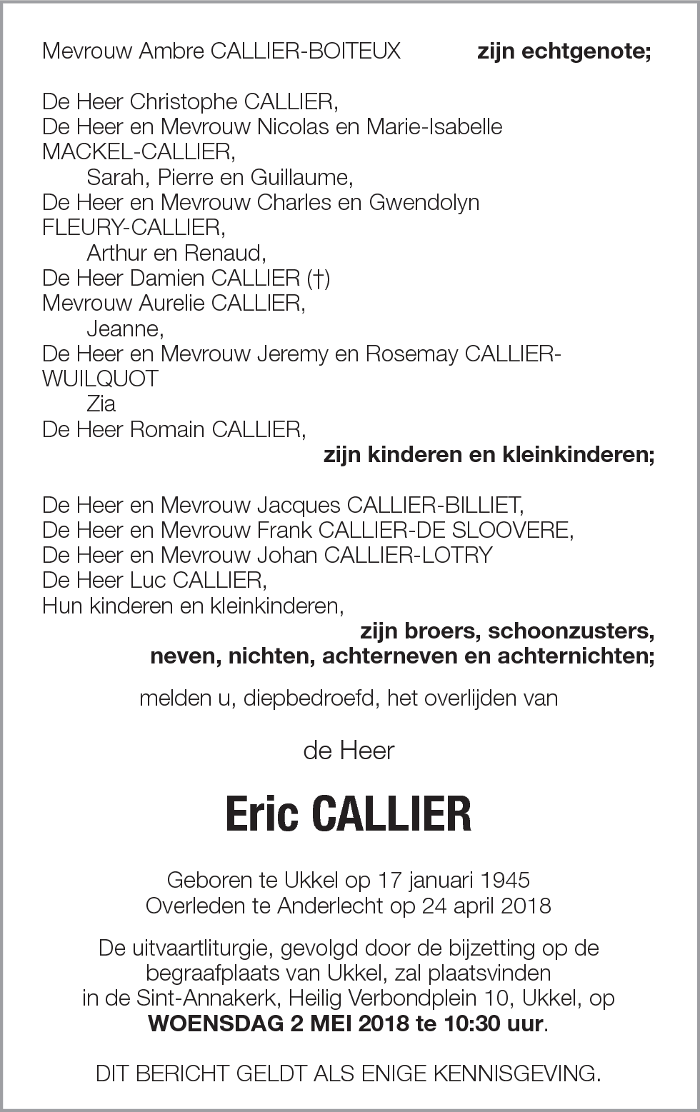 Eric Callier