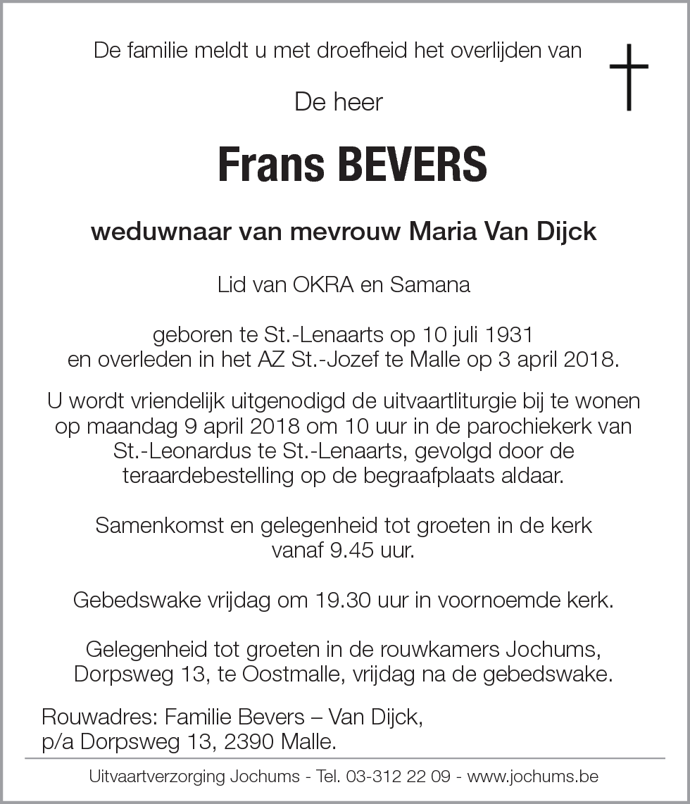 Frans Bevers