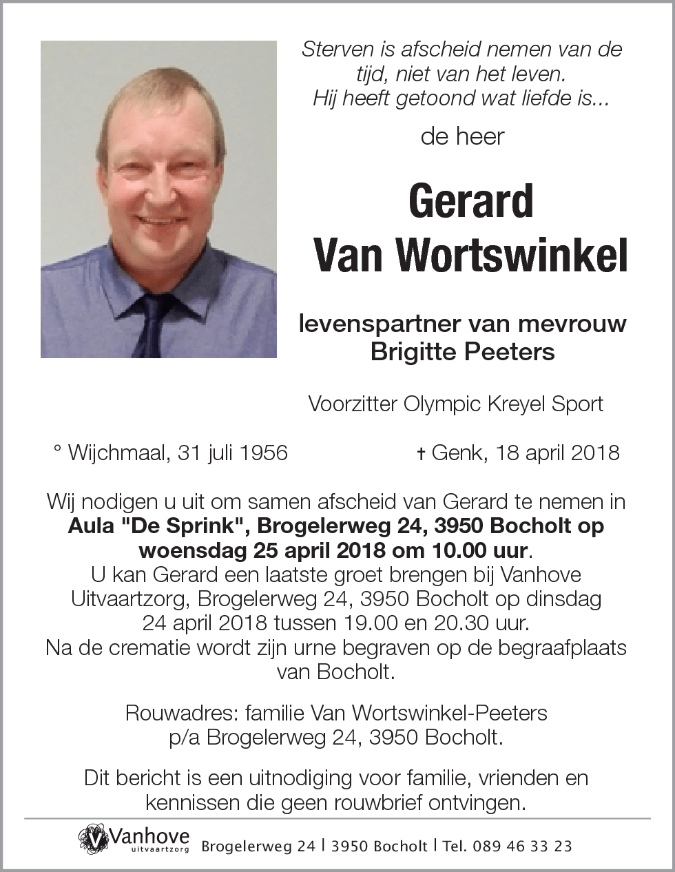 Gerard Van Wortswinkel