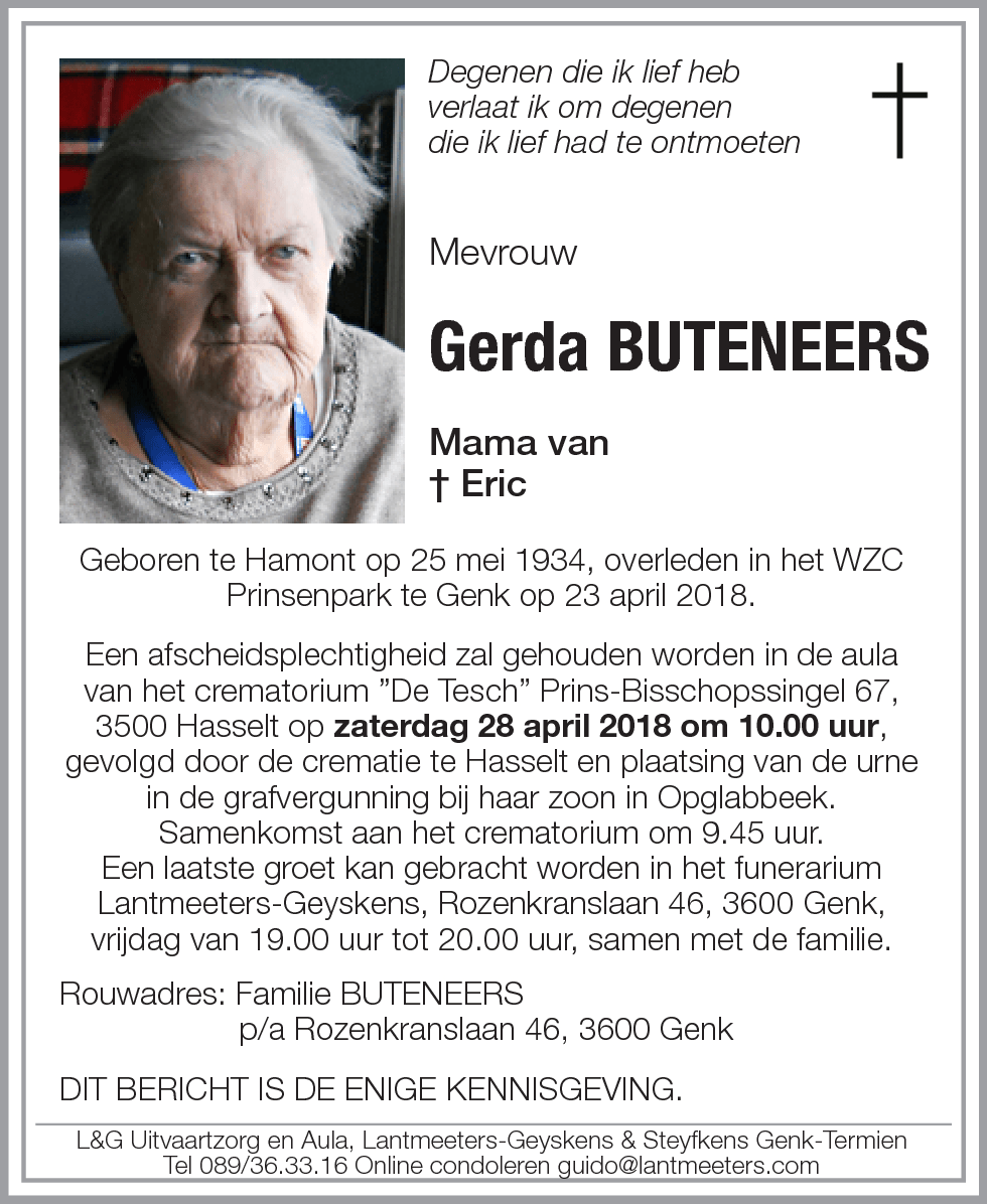 Gerda BUTENEERS