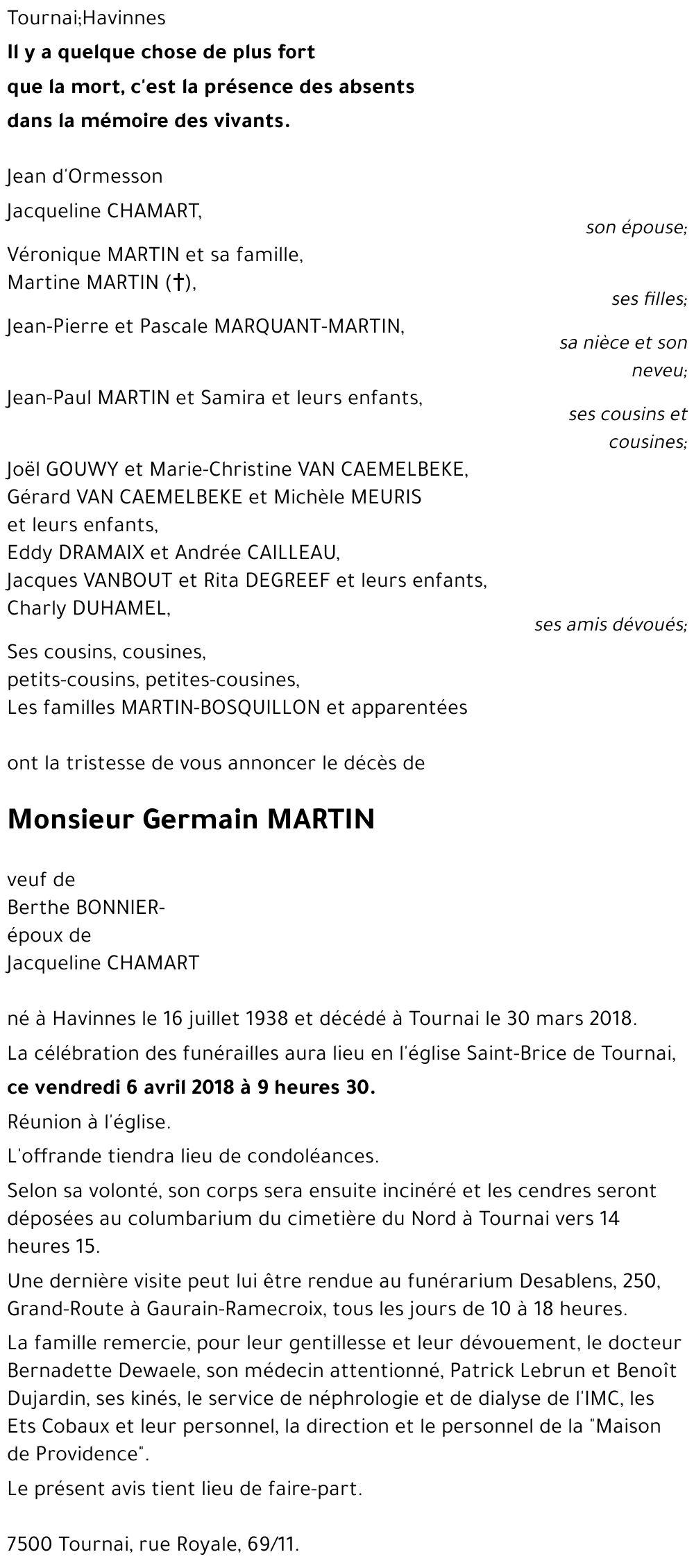 Germain MARTIN