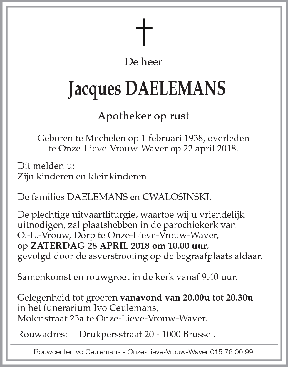 Jacques daelemans