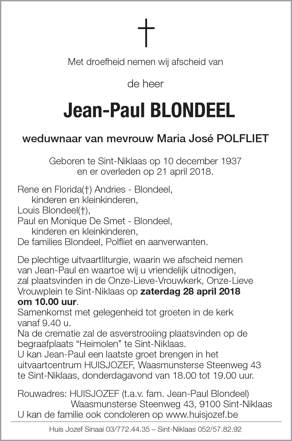 Jean-Paul Blondeel