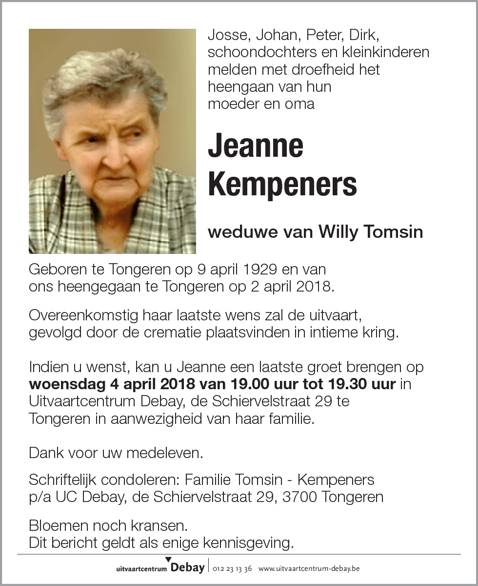 Jeanne Kempeners