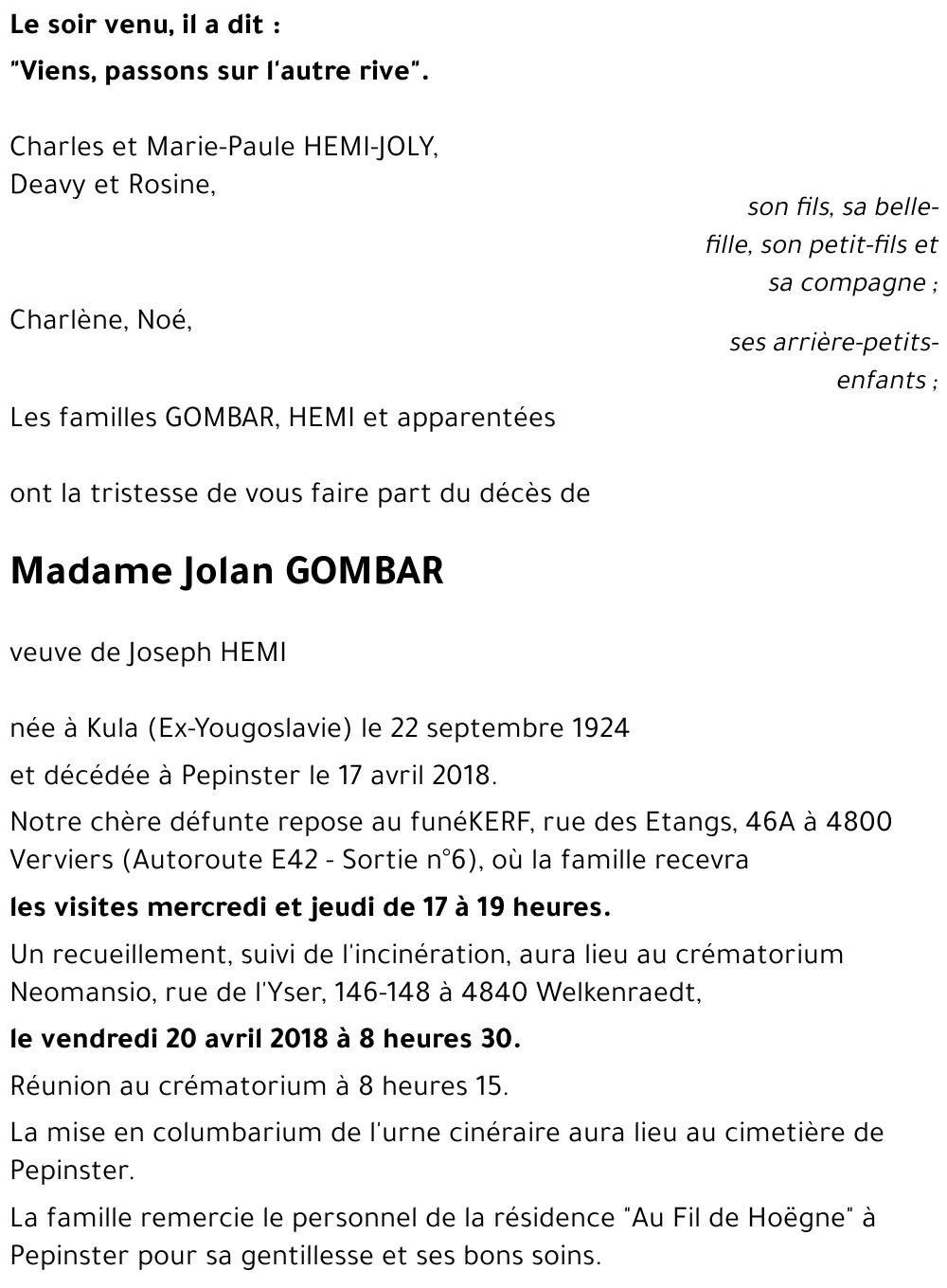 Jolan GOMBAR