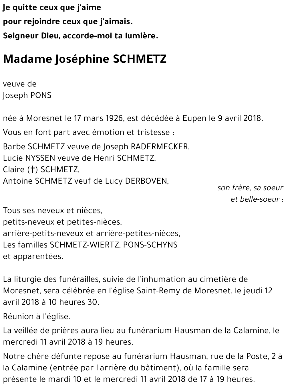 Joséphine SCHMETZ
