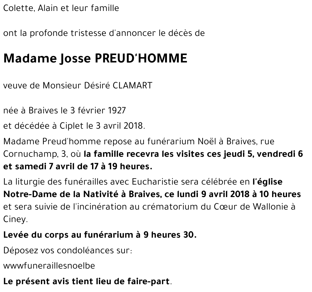 Josse PREUD'HOMME