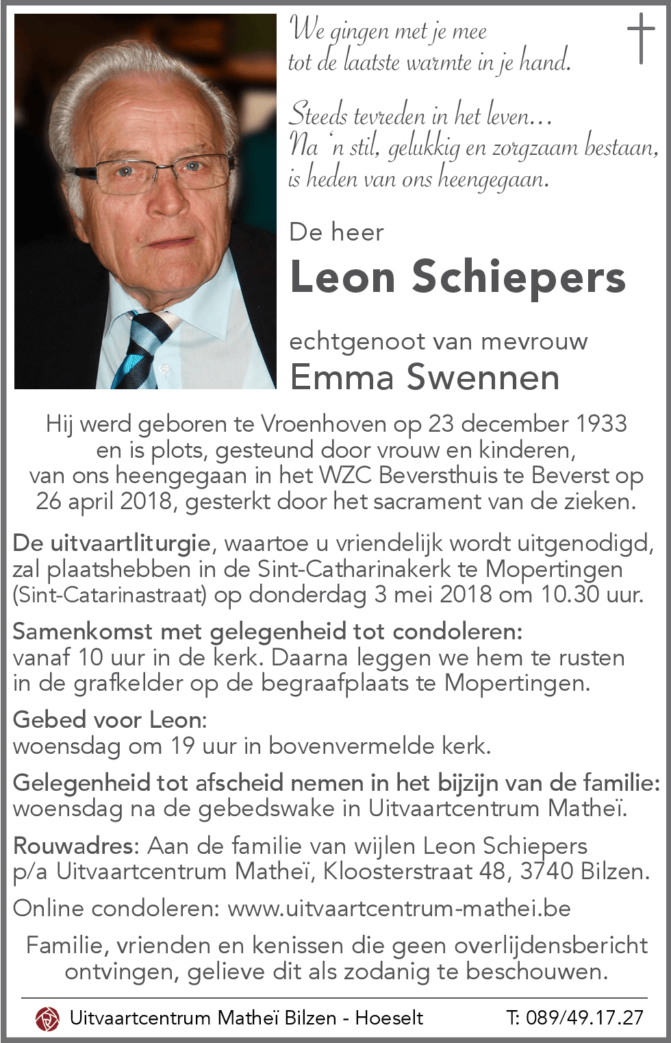 Leon SCHIEPERS