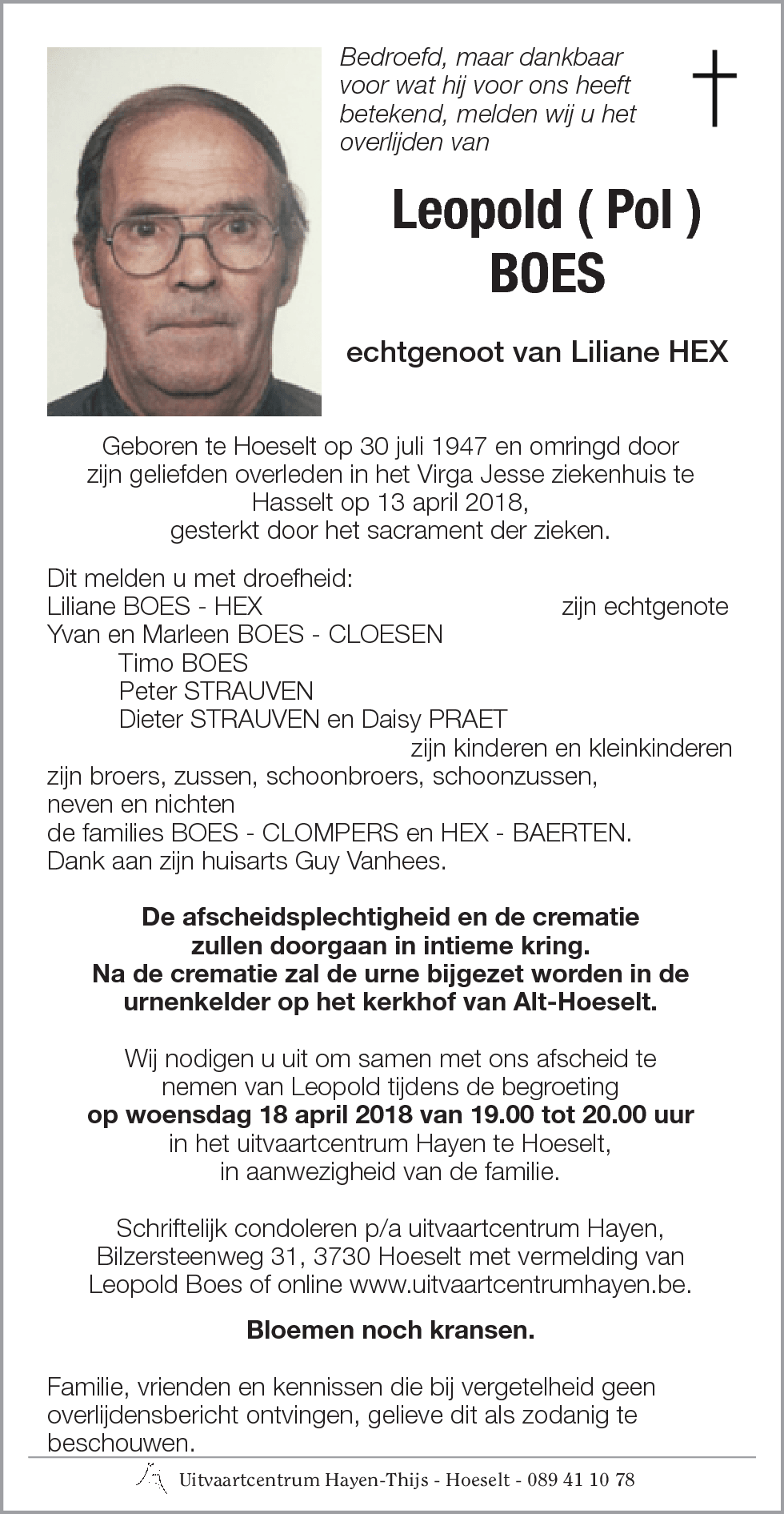 Leopold ( Pol ) BOES