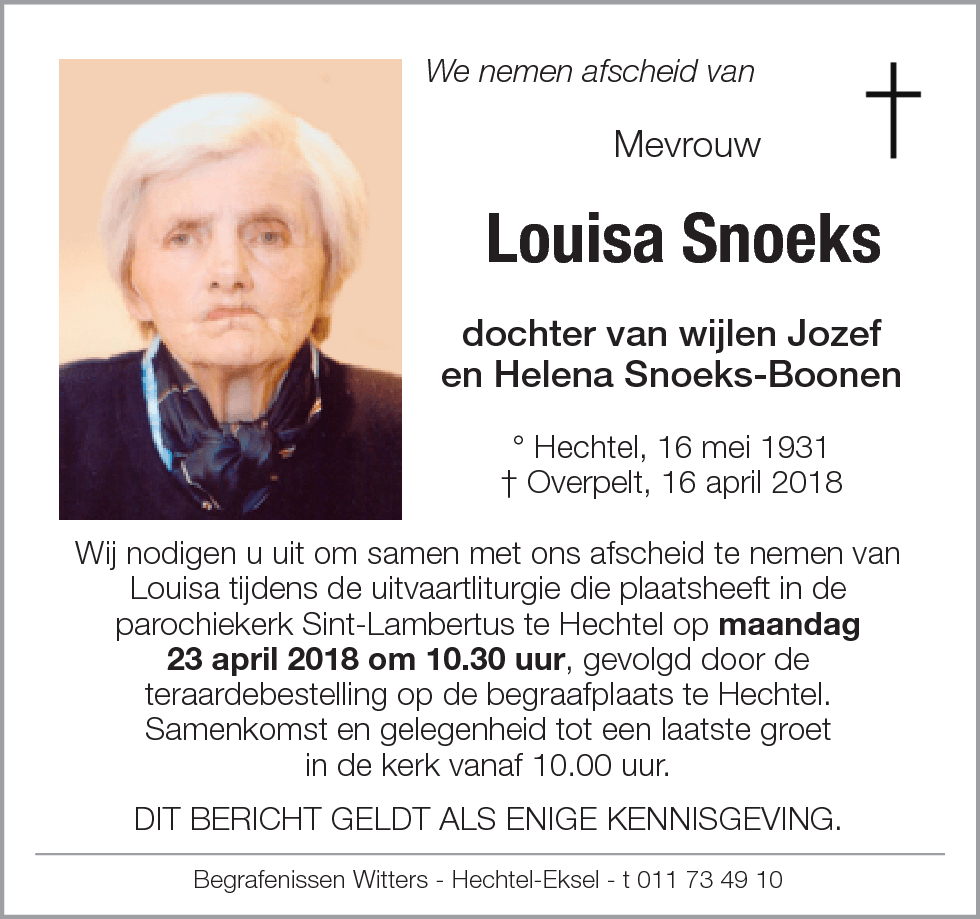 Louisa Snoeks