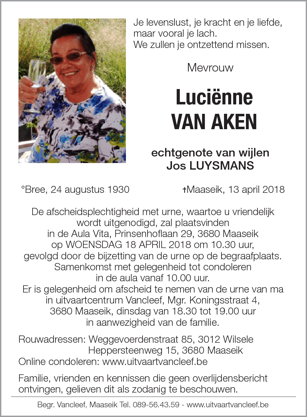 Luciënne Van Aken