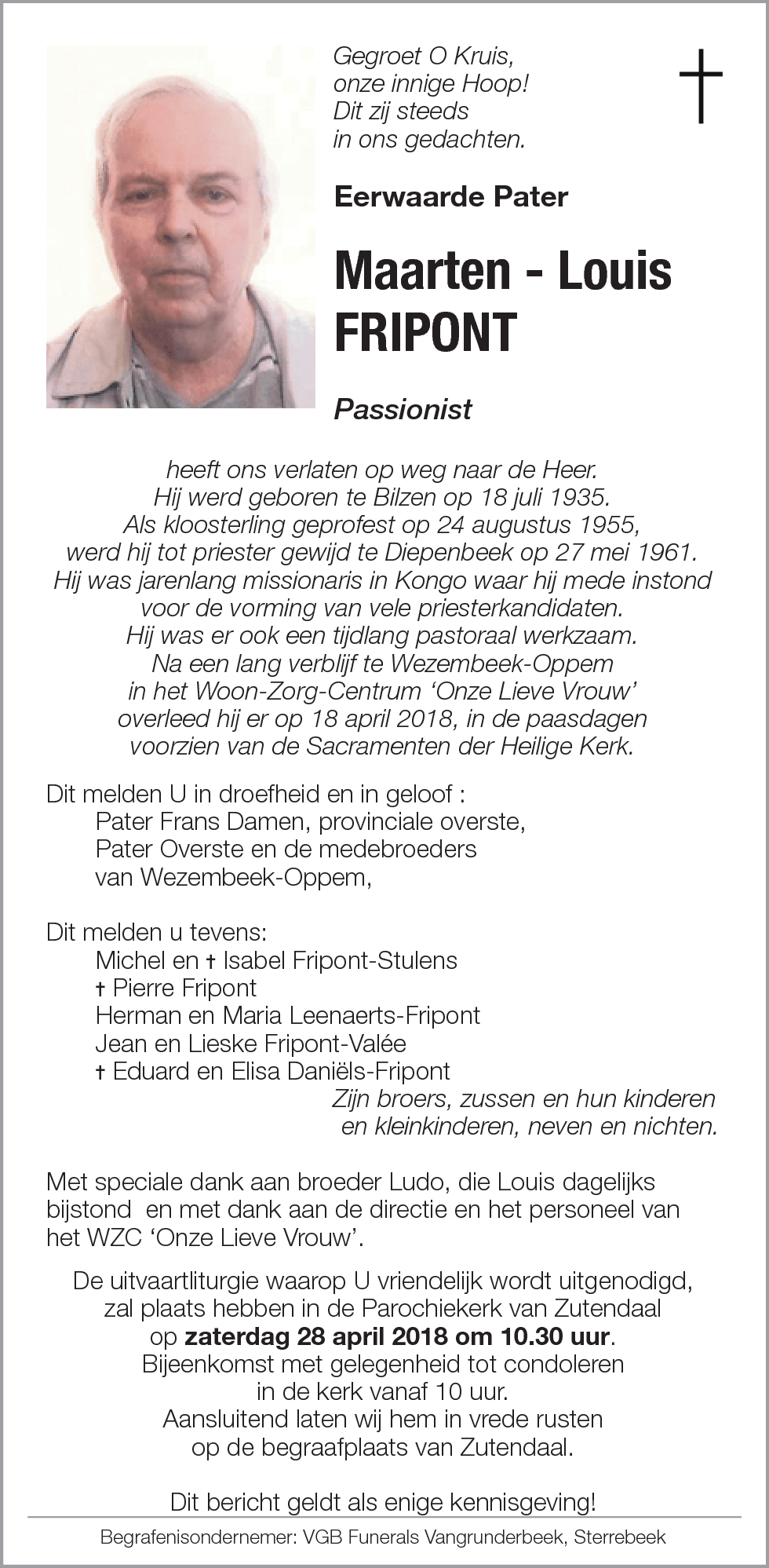 Maarten - Louis Fripont