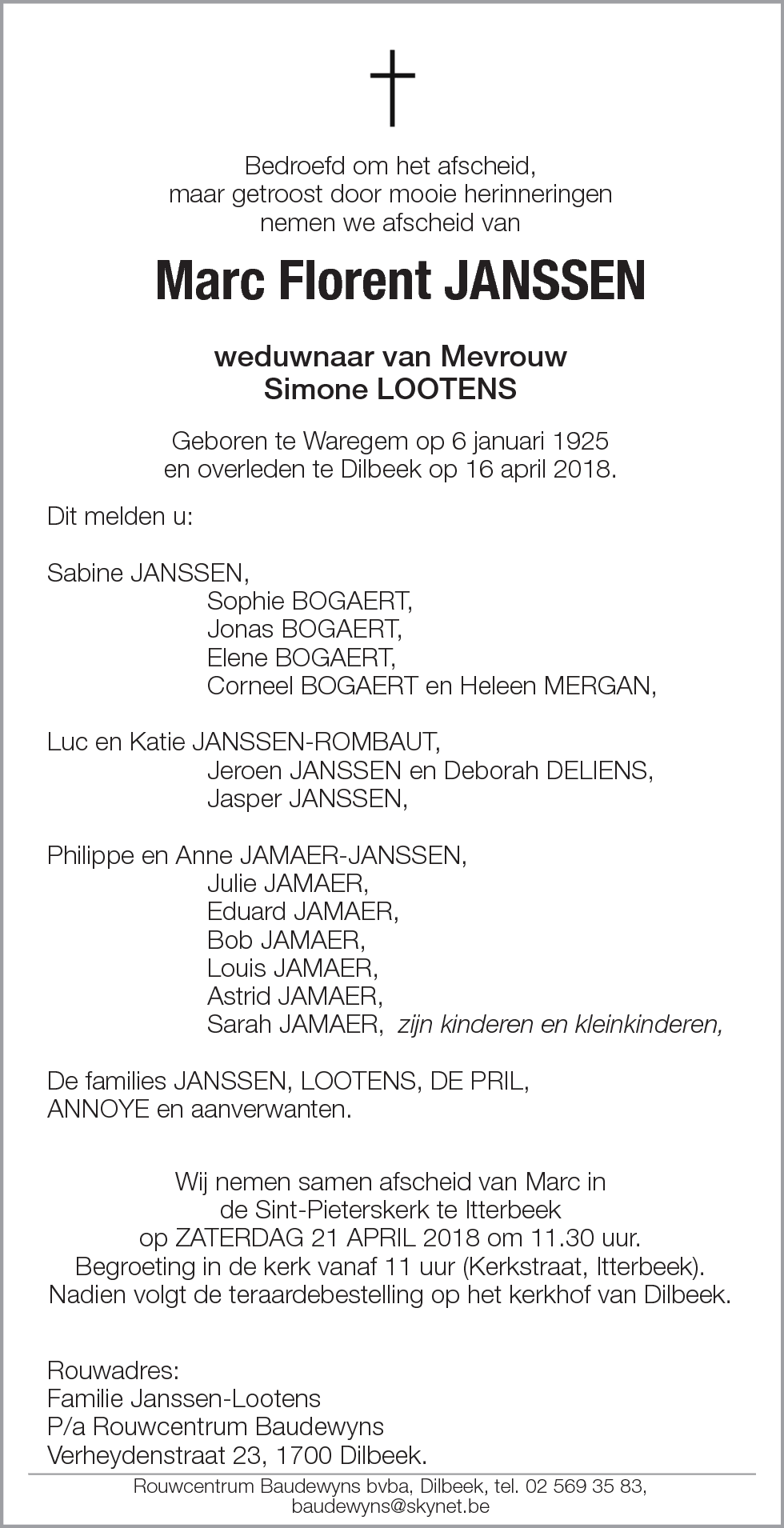 Marc Florent JANSSEN