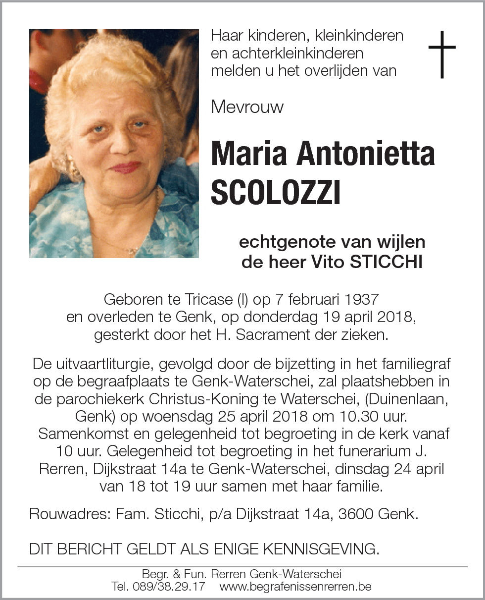 Maria Antonietta SCOLOZZI