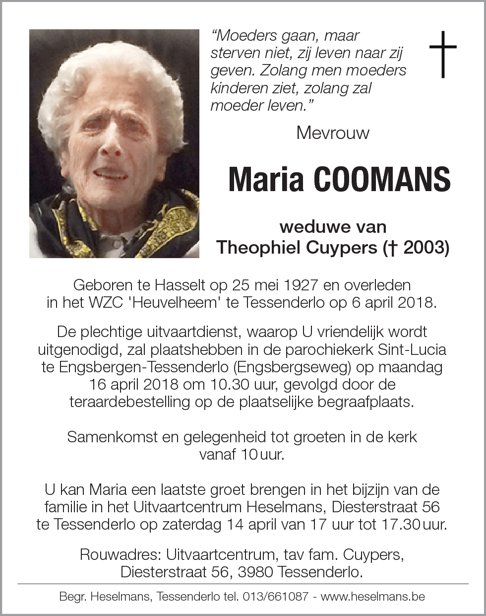 Maria Coomans