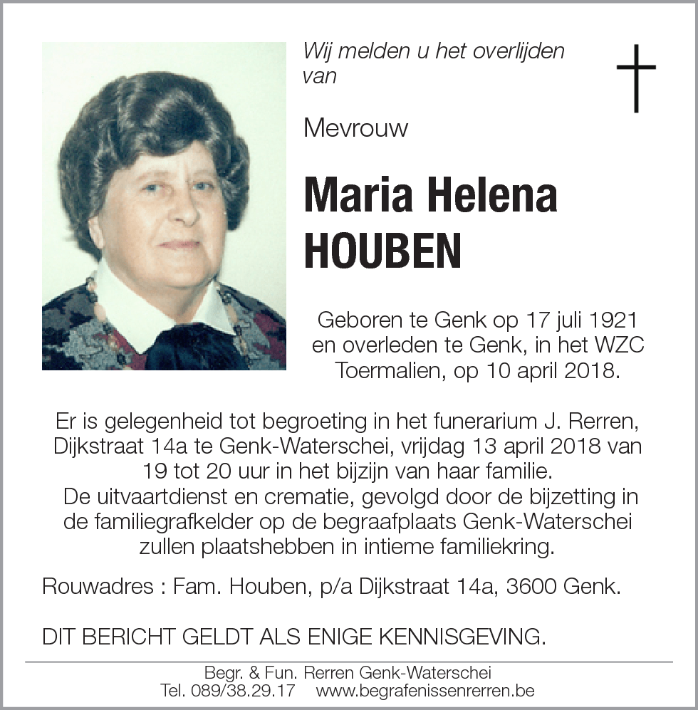 Maria Helena HOUBEN