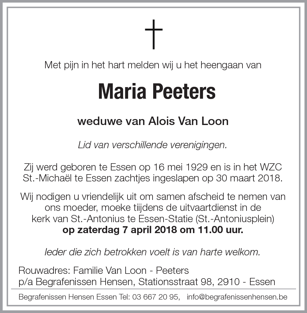 Maria Peeters