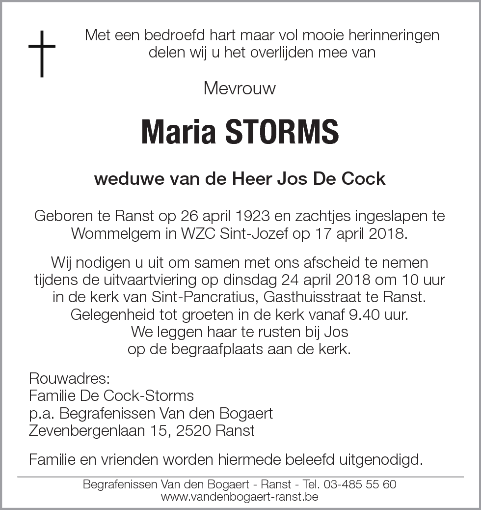 Maria Storms