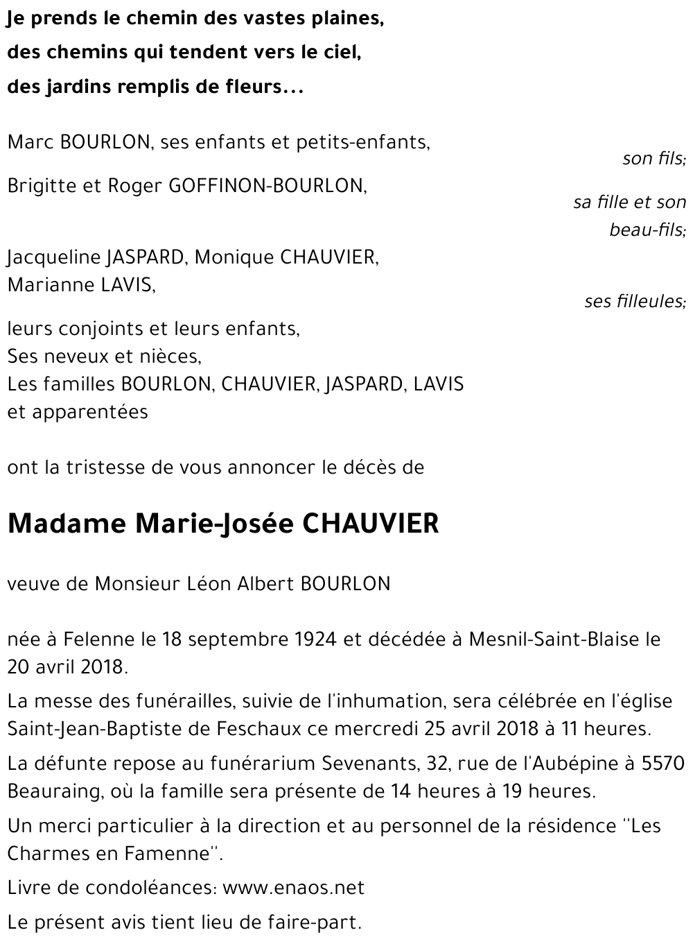 Marie-Josée CHAUVIER
