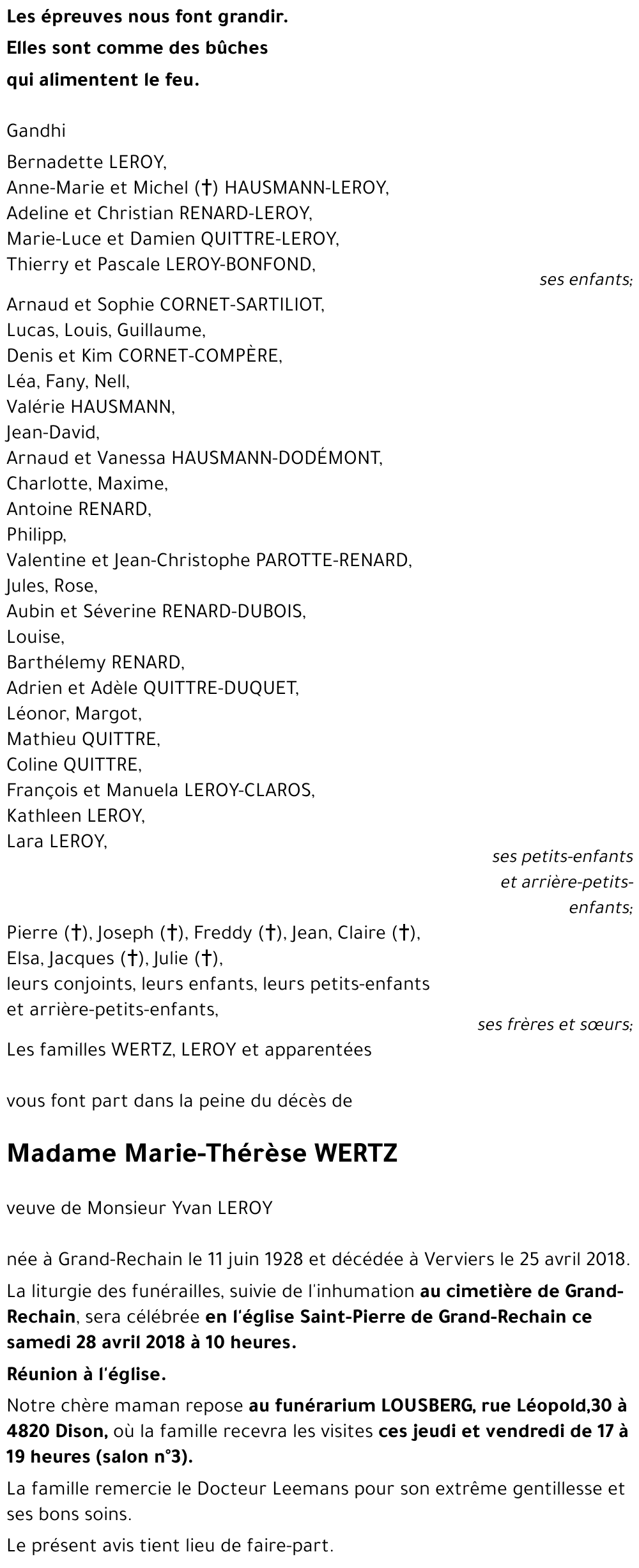 Marie-Thérèse WERTZ