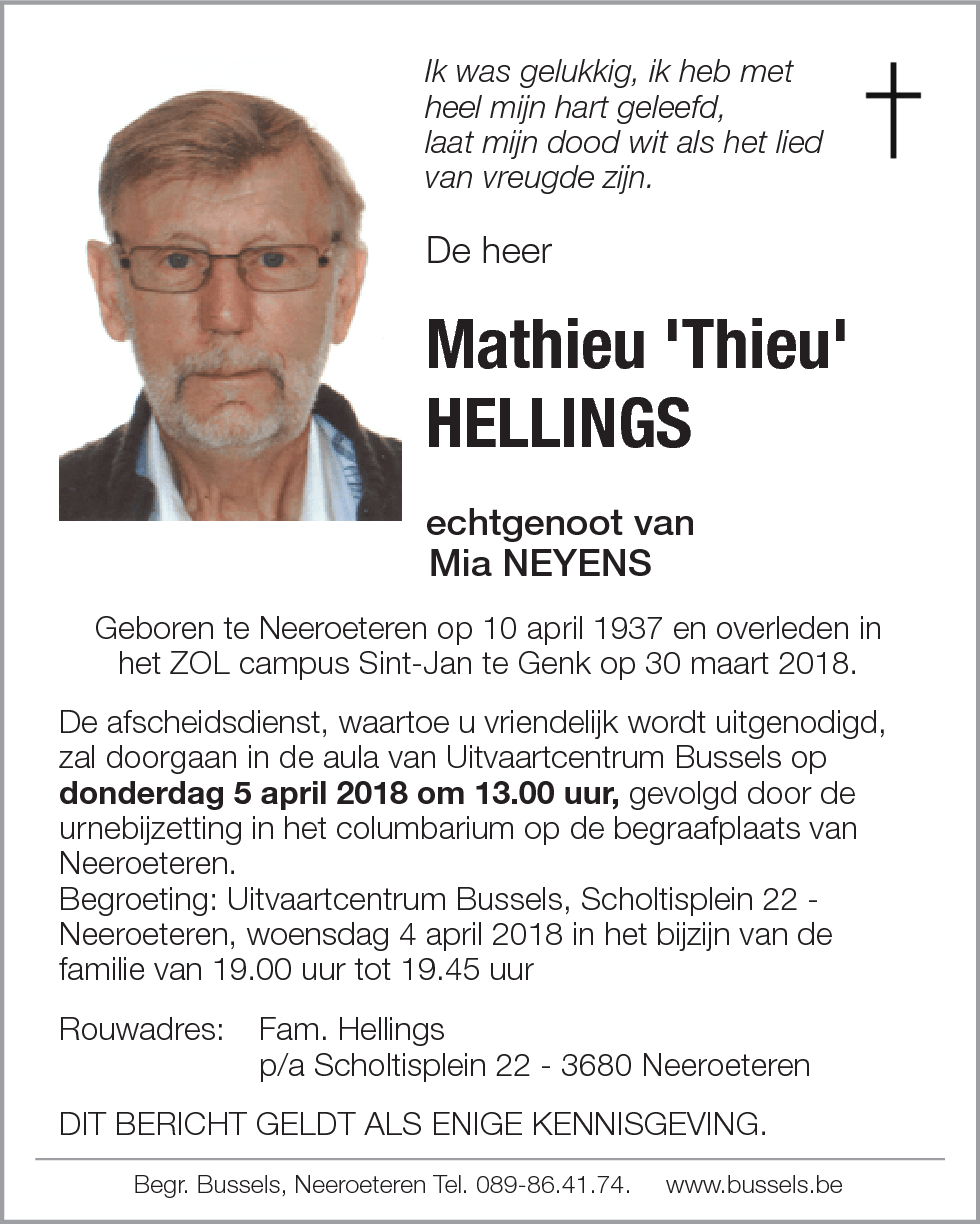 Mathieu 'Thieu' HELLINGS