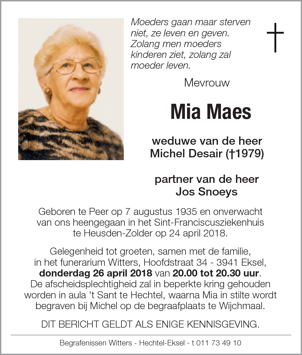 Mia Maes
