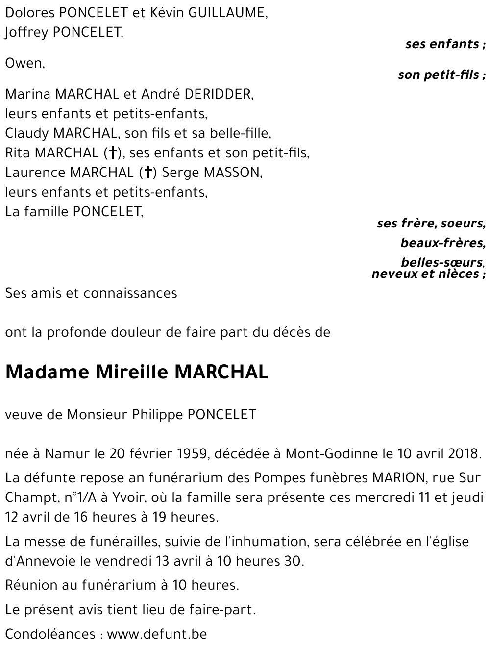 Mireille MARCHAL