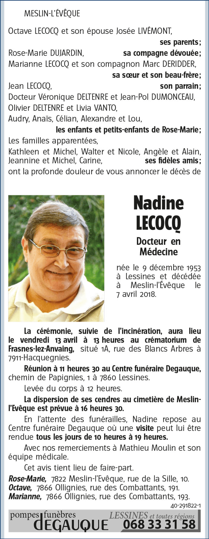 Nadine LECOCQ
