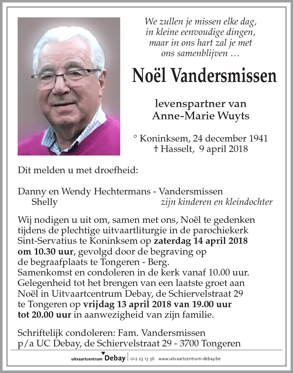 Noël Vandersmissen