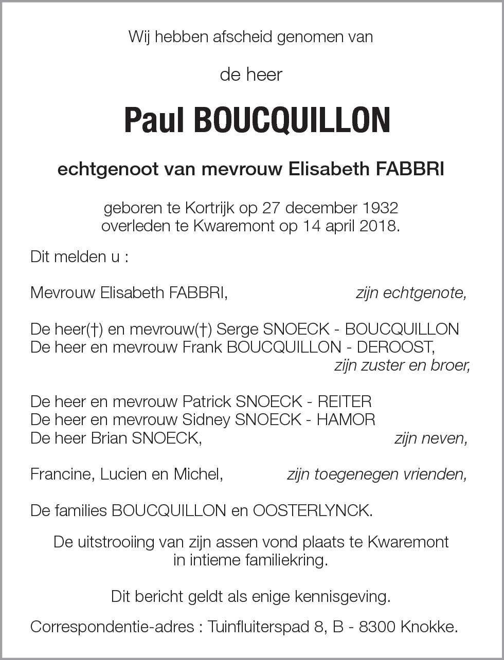 Paul Boucquillon