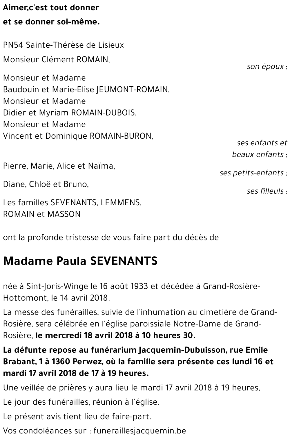 Paula SEVENANTS