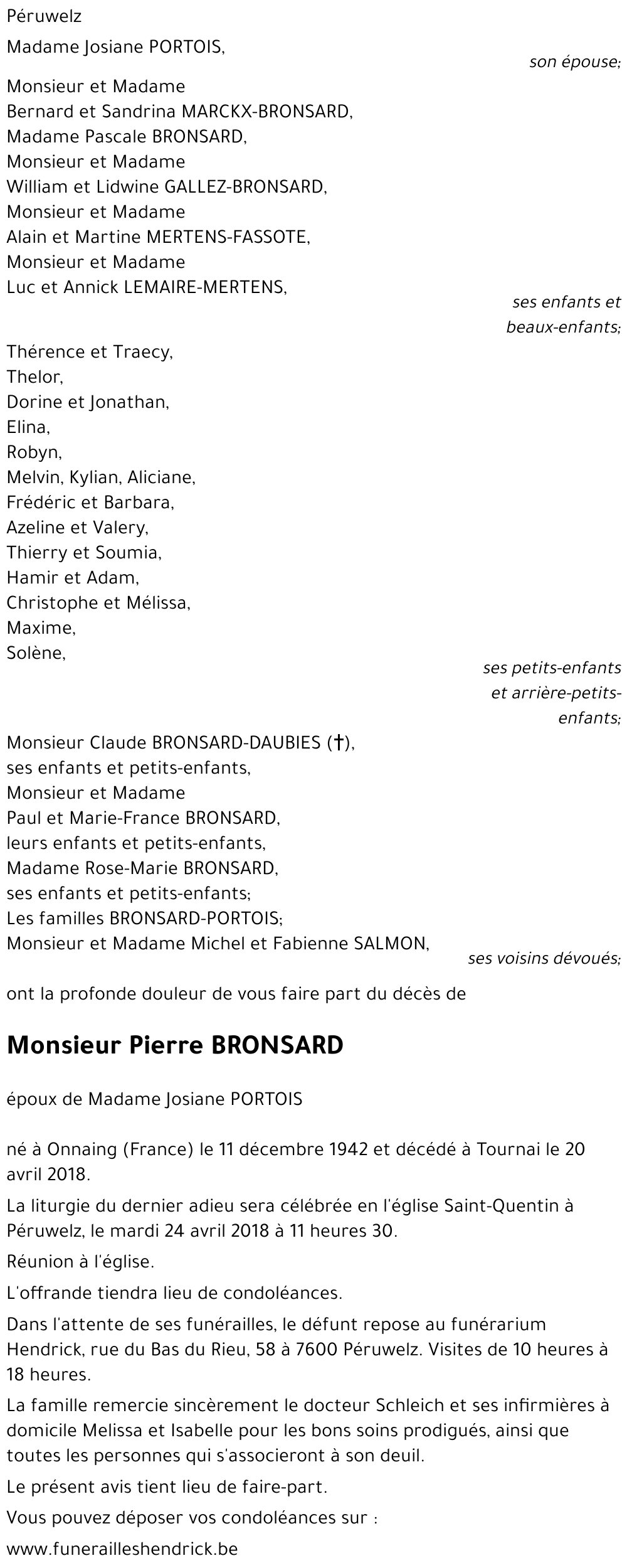 Pierre BRONSARD