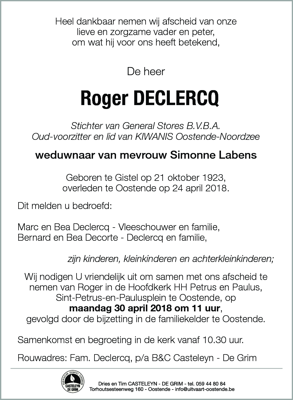 Roger Declercq