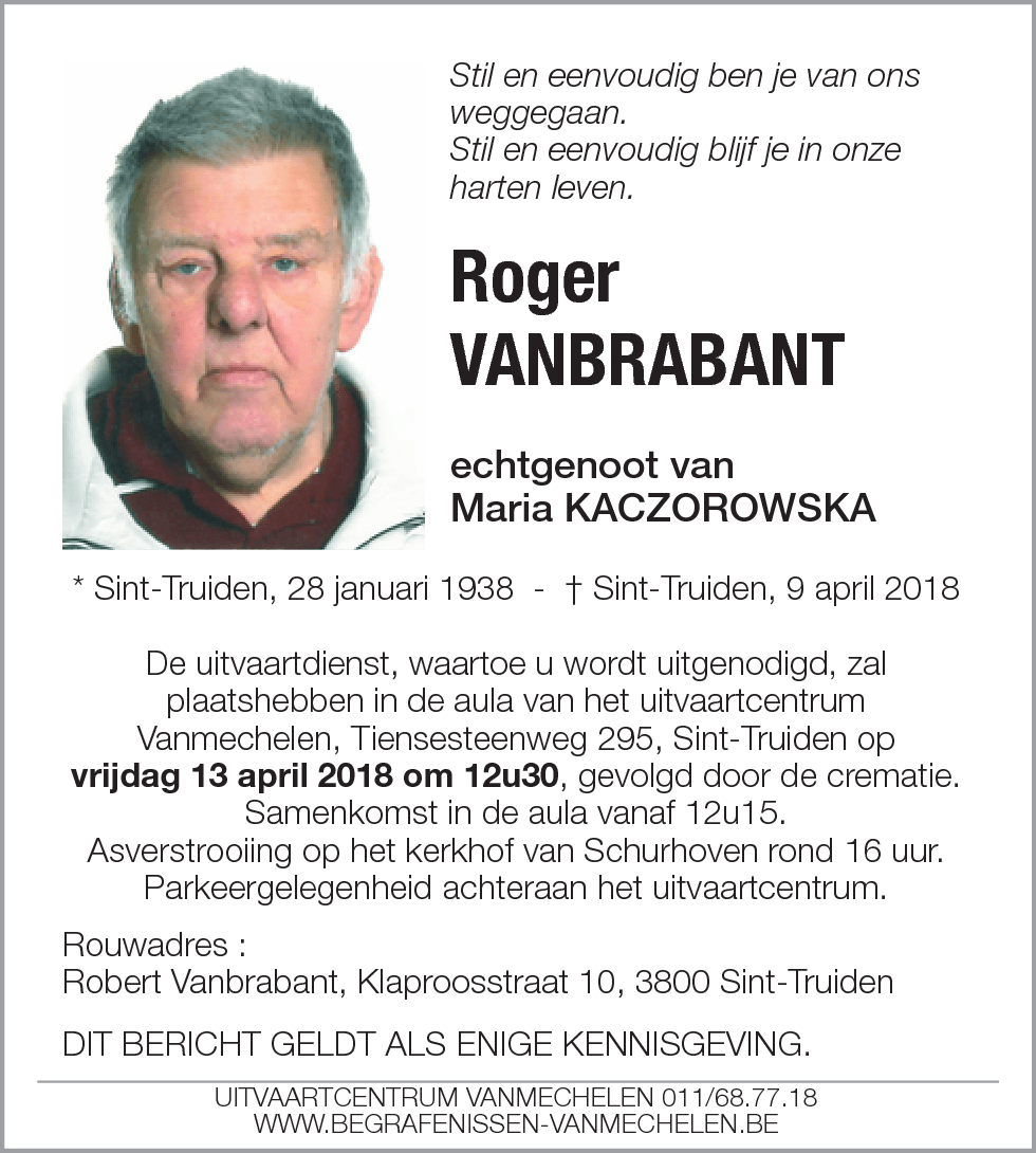 Roger Vanbrabant