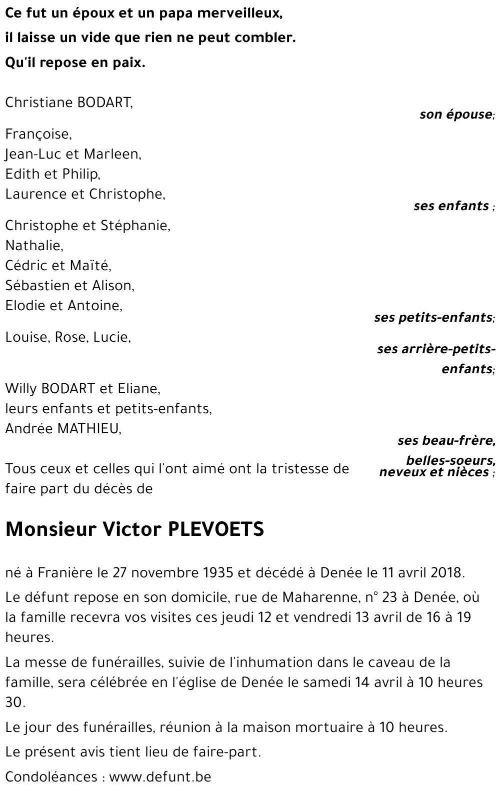 Télesphore PLEVOETS