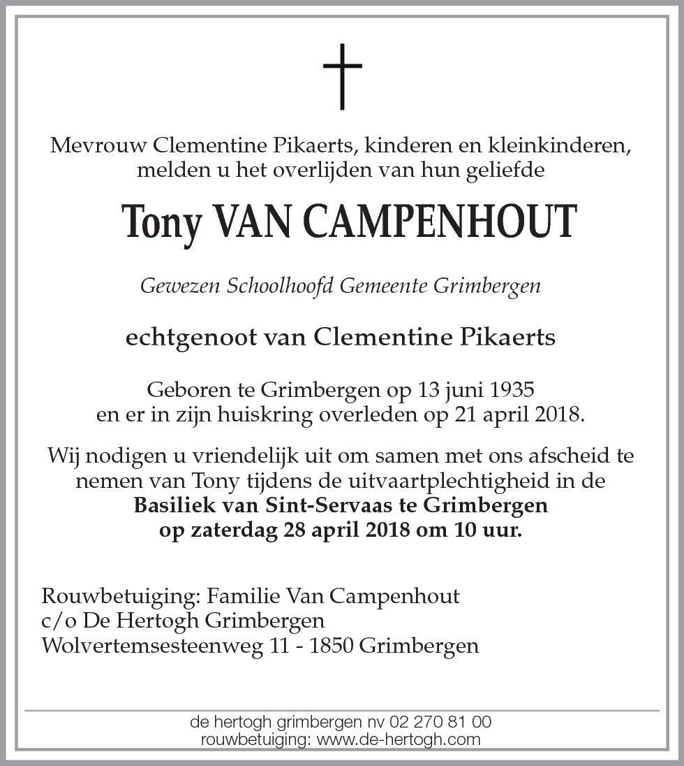 Tony Van Campenhout