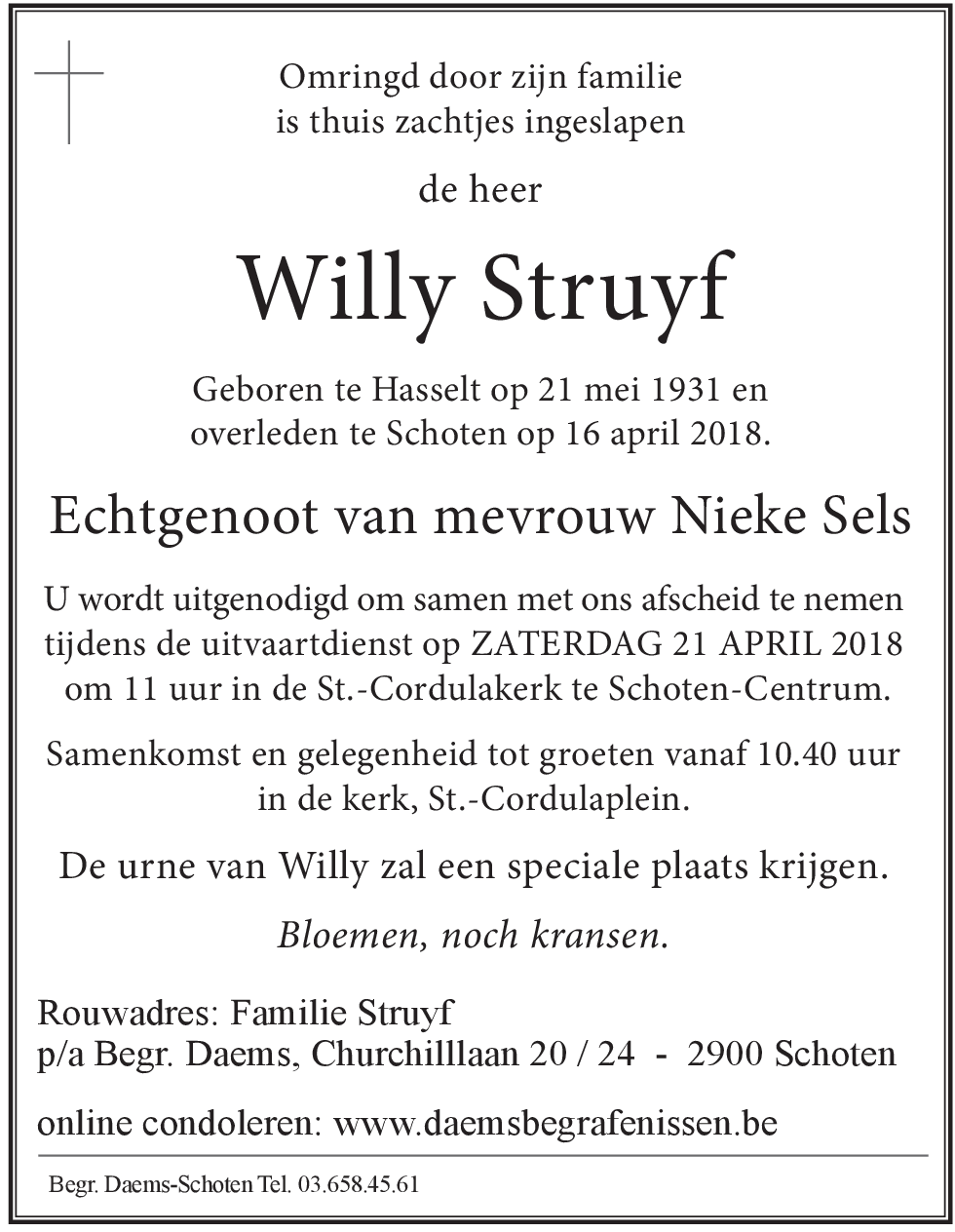 Willy STRUYF