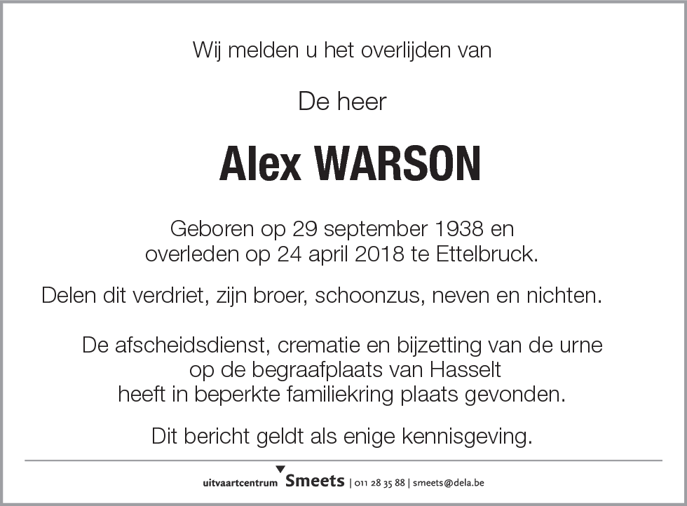 Alex Warson