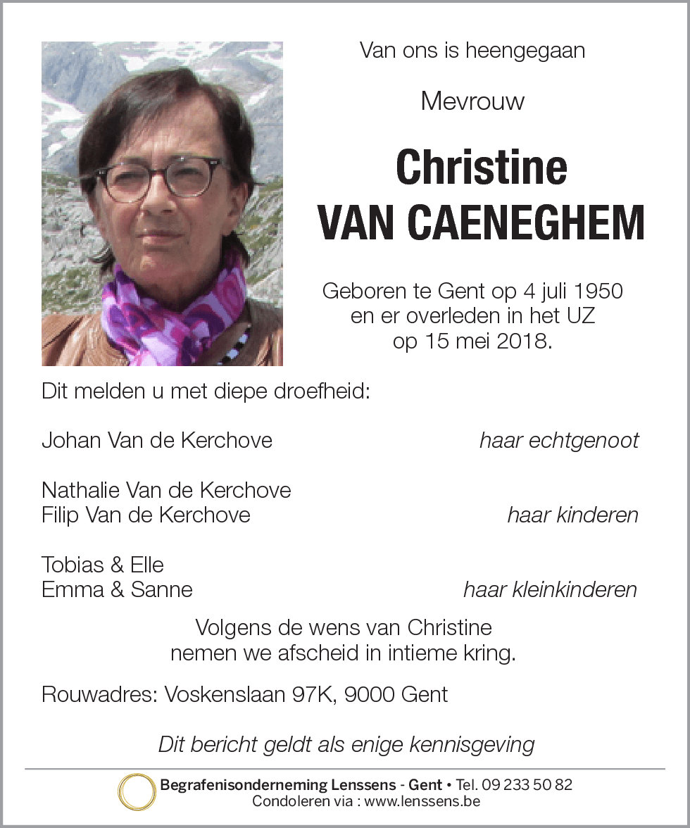 Christine Van Caeneghem