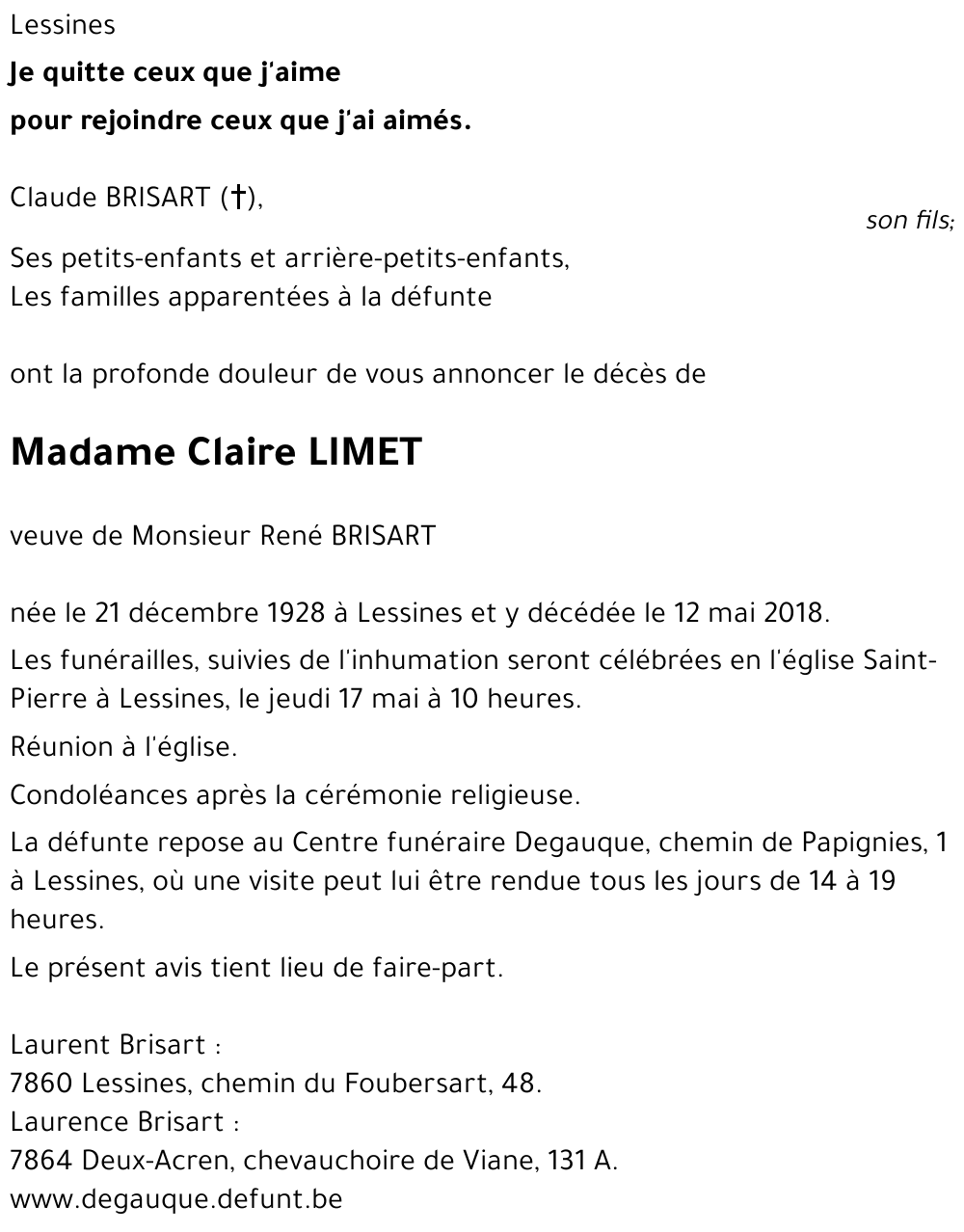 Claire LIMET