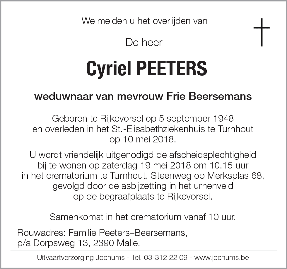 Cyriel Peeters